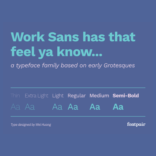Work Sans Work Sans